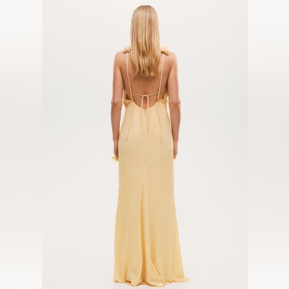 H&M Studio collection twist-detail crinkled dress - Picture 4 of 6